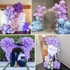 Palloncini in lattice viola 30 cm 100 pezzi Qualità elio Anteprima dell’immagine prodotto 4