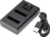 vhbw Dual Micro-USB + USB-C Ladegerät kompatibel mit Canon Produktbild-Vorschau 2