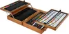 ECD Germany Malset mit Holzkoffer, 127-Teilig, 37,5x25x9,5 Produktbild-Vorschau 1