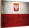 vianmo Holzschild 12x18 cm Polen Fahne Flagge Wappen Produktbild-Vorschau 1