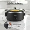 Olvy Slow Cooker 6L – Slowcooker met keramische binnenpan – Productafbeelding-voorbeeld 4
