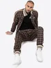 Lonsdale Hedley Slim Fit Trainingspak, bruin, maat M, voor Productafbeelding-voorbeeld 3