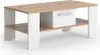 Couchtisch Vicco Wilmut Goldkraft Eiche/Weiß 89.8 x 46.4 cm Produktbild-Vorschau 1