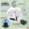 VOUNOT® 3x6m Faltpavillon Pavillon Wasserdicht mit 6 Produktbild-Vorschau 6