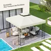 Toile de rechange Outsunny pour pavillon 3 x 3 m, toile de Voir les images du produit 2