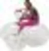 A person sitting on a large transparent ball. Produktbild-Vorschau