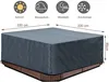 Climecare Abdeckung Whirlpools, Quadrat Allwetter Garten Produktbild-Vorschau 2