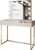 Kosmetiktisch AURORA GOLD ELITE mit Spiegel Kaschmir Produktbild-Vorschau 8
