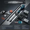 Bürstenloser Akku Rasentrimmer mit 2x 5200mAh Akkus & Produktbild-Vorschau 7
