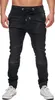 Tazzio Jeans da uomo Regular Fit in stile biker jogger Anteprima dell’immagine prodotto 3