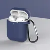 Pouzdro pro Airpods 2 / 1 + přívěsek na klíče Blue Náhled obrázku produktu 3