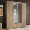 Daniela 160cm Kleiderschrank mit 4 Türen 2 Schubladen und Produktbild-Vorschau 2