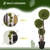 HOMCOM Künstlicher Buchsbaum, 115 cm Zimmerpflanze, Produktbild-Vorschau 5