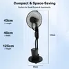 OZAVO Standventilator ,Wassersprüher, mit Fernbedienung & Produktbild-Vorschau 6