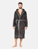 Ladeheid peignoir de bain homme long avec ceinture LA40-221 Voir les images du produit 7