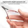 AdroitGoods 3dílná sada kleštiček na kůžičku - Rose Gold - Náhled obrázku produktu 5