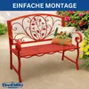 DanDiBo Banc de jardin Rosso Résistant aux intempéries 2 Voir les images du produit 5