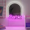Barbie miroir mural néon 27 cm Voir les images du produit 9