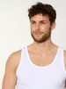 NUR DIE Herren Unterhemd 4-Pack Basic Alltag Tanktop - weiß Produktbild-Vorschau 4