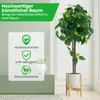 albero artificiale di seta alto 114 cm in vaso, albero Anteprima dell’immagine prodotto 3