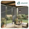 VOUNOT® Klemmmarkise Senkrechtmarkise mit Handkurbel Produktbild-Vorschau 7