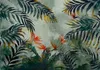 Vlies Fototapete - Jungle Flowers 400x280 cm Blätter Produktbild-Vorschau 5