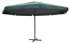 vidaXL Ombrellone verde alluminio 500 cm Anteprima dell’immagine prodotto 1