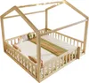 Lit enfant Merax 90 x 190 cm, combinable pour former un lit Voir les images du produit 8