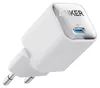 A white Anker 511 Nano III 30W charger with a USB-C port and EU plug. Anteprima dell’immagine prodotto