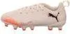 A single Puma Future 8 Play FG/AG Jr soccer cleat is shown against a white background. Produktbild-Vorschau