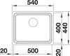 BLANCO ETAGON 500-U, Edelstahl Seidenglanz, ohne Produktbild-Vorschau 7