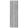 vidaXL Bücherregal/Sideboard Grau Sonoma 50x25x80 cm Produktbild-Vorschau 7