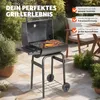 Holzkohlegrill 85 x 48 x 123 cm Produktbild-Vorschau 3