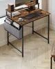Computertisch Schreibtisch 80 x 55 x 76 - 90,5 cm Rustikal Produktbild-Vorschau 6