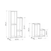 Skye Decor, Sule - Anthracite, Bücherregale, Anthrazit, 42 Produktbild-Vorschau 4