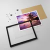 Gerahmtes Poster - Schwarzer Rahmen - Strand Meer Palme - Produktbild-Vorschau 4