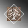 Wallity, Tree v2 - Silver, Wanddeko, Nussbaum, Metall, 54 x Produktbild-Vorschau 4