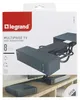 Legrand přepěťová ochrana – 8 zásuvek 2m, černá Náhled obrázku produktu