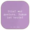 Mr. & Mrs. Panda Untersetzer für Gläser Spruch Bonusvater Produktbild-Vorschau 1