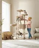 Feandrea Kratzbaum 206 cm, XXL, mit 13 Kratzsäulen, 2 Produktbild-Vorschau 1