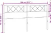 The Living Store Kopfteil Metall Schwarz 200 cm Produktbild-Vorschau 7