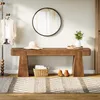 Banc en bois massif, banc d'entrée de style rustique en Voir les images du produit 11