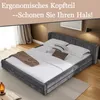 Sweiko Doppelbett 140×200cm, Chenillestoff, komfortable Produktbild-Vorschau 6