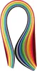 A bundle of colorful quilling strips arranged in a U-shape. Náhľad obrázku produktu