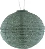 LUMIZ Lampion Solarlampe Round 30 Folia Sage Green Produktbild-Vorschau 1