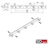 SOTECH Hakenleiste Blackline Cora V – 5 Haken (2 Stück) Produktbild-Vorschau 5