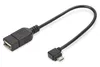 Digitus USB Micro-B - USB-A Adapter/ Konverter, OTG, 0,15m, Produktbild-Vorschau 2