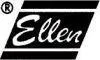 A logo and the brand name 'Ellen' are displayed on a black background within a white border. Produktbild-Vorschau