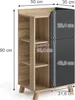 A diagram showing the dimensions of a cabinet. Náhled obrázku produktu