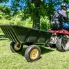 Polar Kunststoff Schubkarre Anhänger 283 Liter Schwarz Produktbild-Vorschau 12